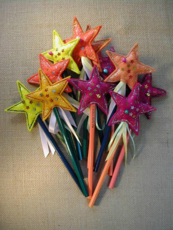 Lapices terminados en varita magica